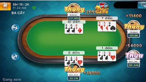 Chơi bài 3 cây online - Chơi hay, nhận tiền liền tay